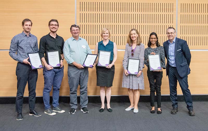 Some of the CBEH team accepting BEL Excellence awards in 2021.